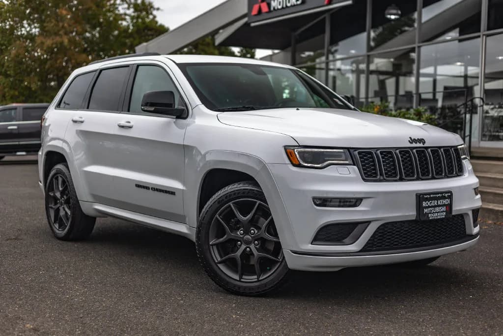 2019 Jeep Grand Cherokee Limited X in Bright White Clearcoat for sale at Roger Kehdi Mitsubishi near Portland, Oregon