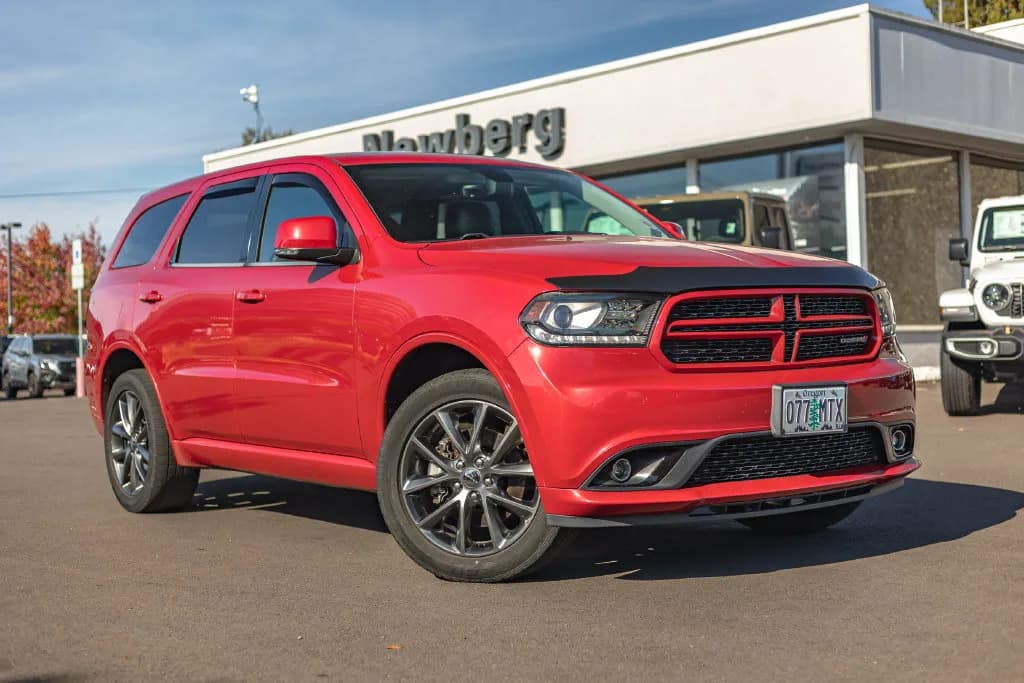 2017 Dodge Durango GT in Red for sale at Newberg CDJR in Newberg, Oregon, photo 1 of 35