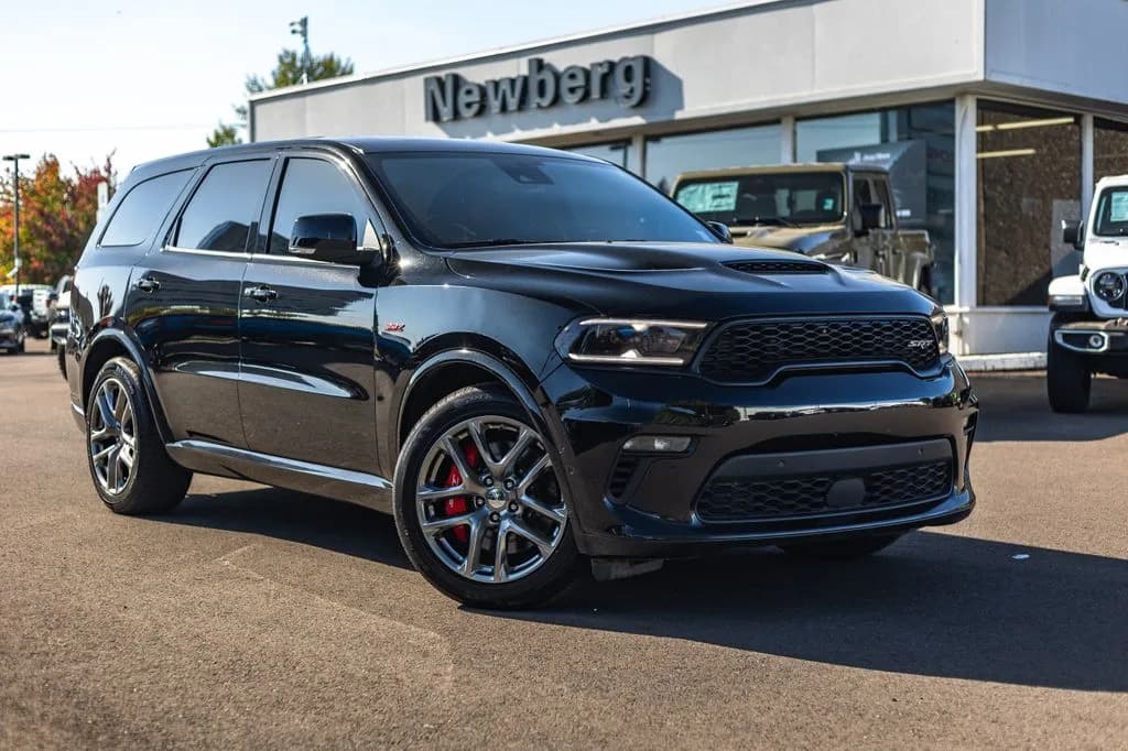 2022 Dodge Durango SRT 392 in DB Black Crystal Clearcoat for sale at Newberg CDJR in Newberg, Oregon