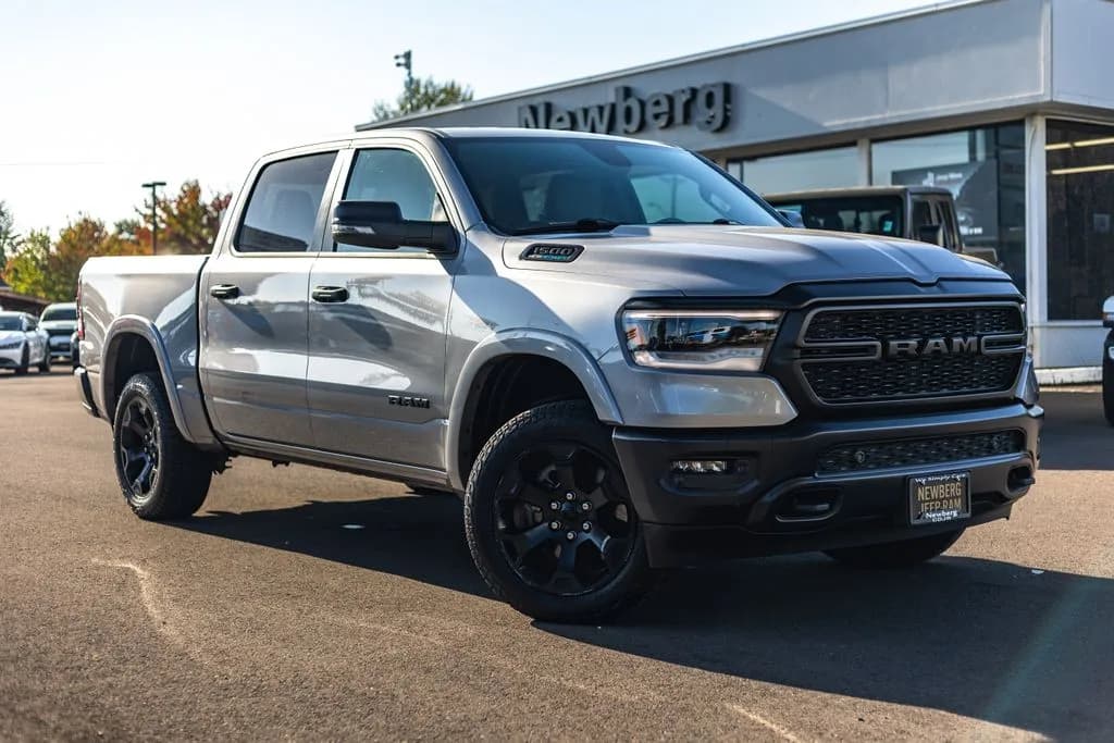 2024 Ram 1500 Built-to-Serve edition in Billet Silver Metallic for sale at Newberg CDJR in Newberg, Oregon