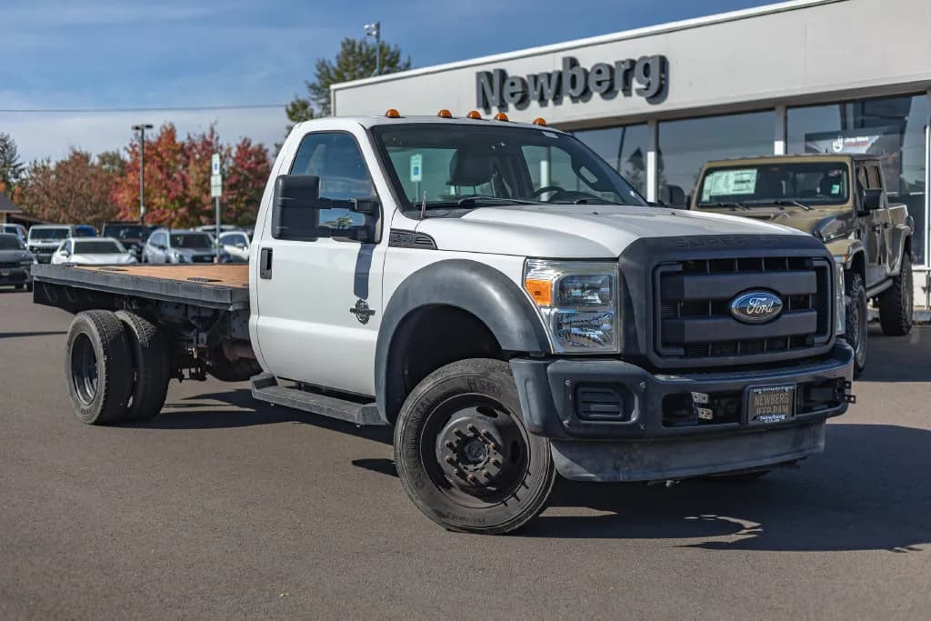 2011 Ford F-450 DRW in Oxford White for sale at Newberg CDJR in Newberg, Oregon, photo 1 of 10