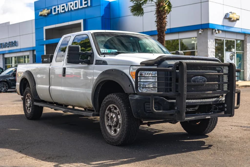 2015 Ford F-250 Super Duty XL in Oxford White for sale at Newberg Chevrolet in Newberg, Oregon