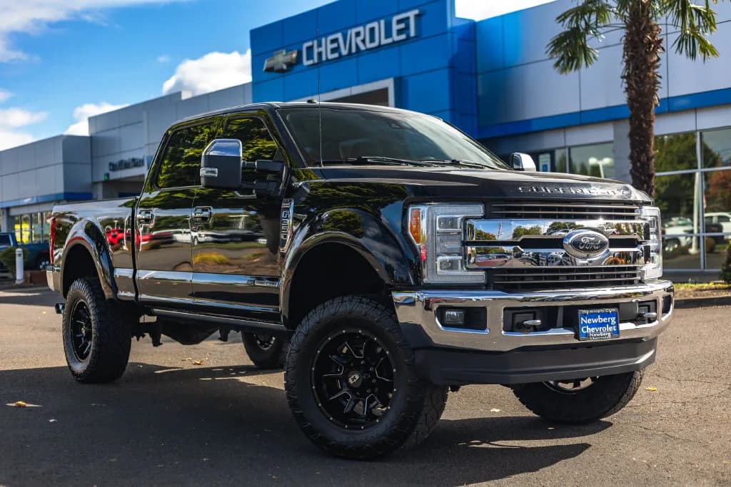 2017 Ford F-350 Super Duty King Ranch in Shadow Black for sale at Newberg Chevrolet in Newberg, Oregon