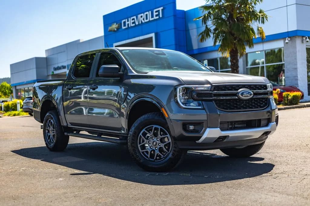 2024 Ford Ranger XLT in Gray Metallic for sale at Newberg Chevrolet in Newberg, Oregon