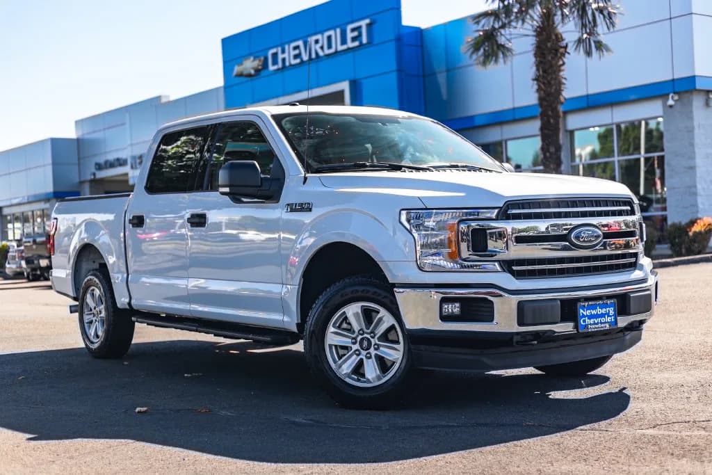 2018 Ford F-150 XLT in Oxford White for sale at Newberg Chevrolet in Newberg, Oregon