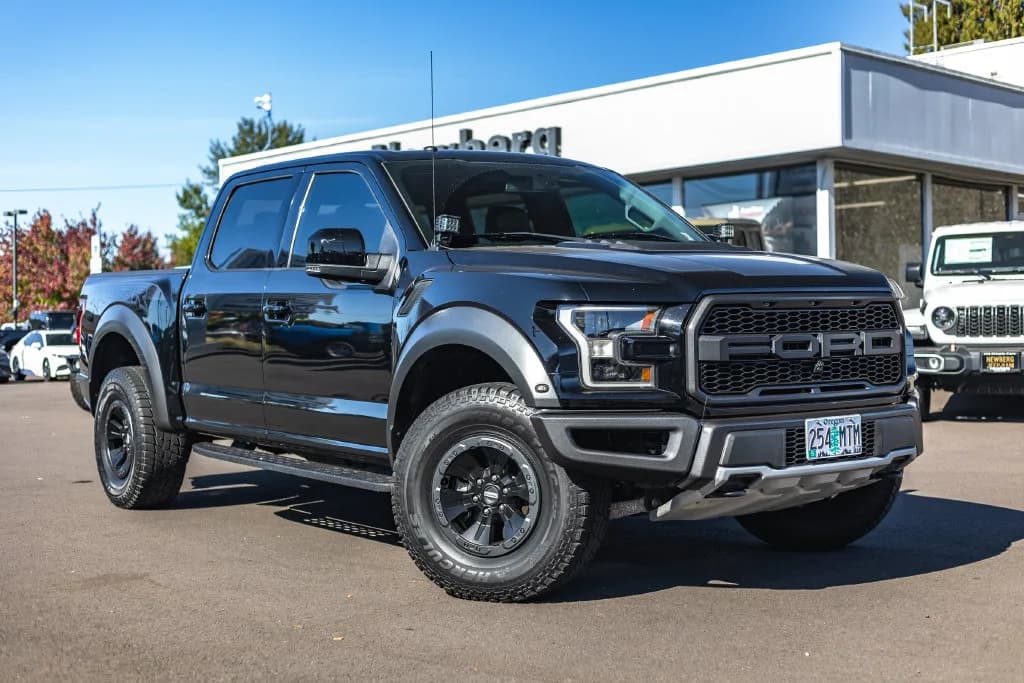 2018 Ford F-150 Raptor in Shadow Black for sale at Newberg CDJR in Newberg, Oregon, photo 1 of 29