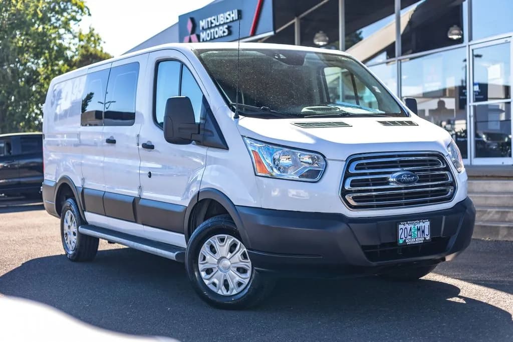 2017 Ford Transit 250 Base in Oxford White for sale at Roger Kehdi Mitsubishi near Portland, Oregon