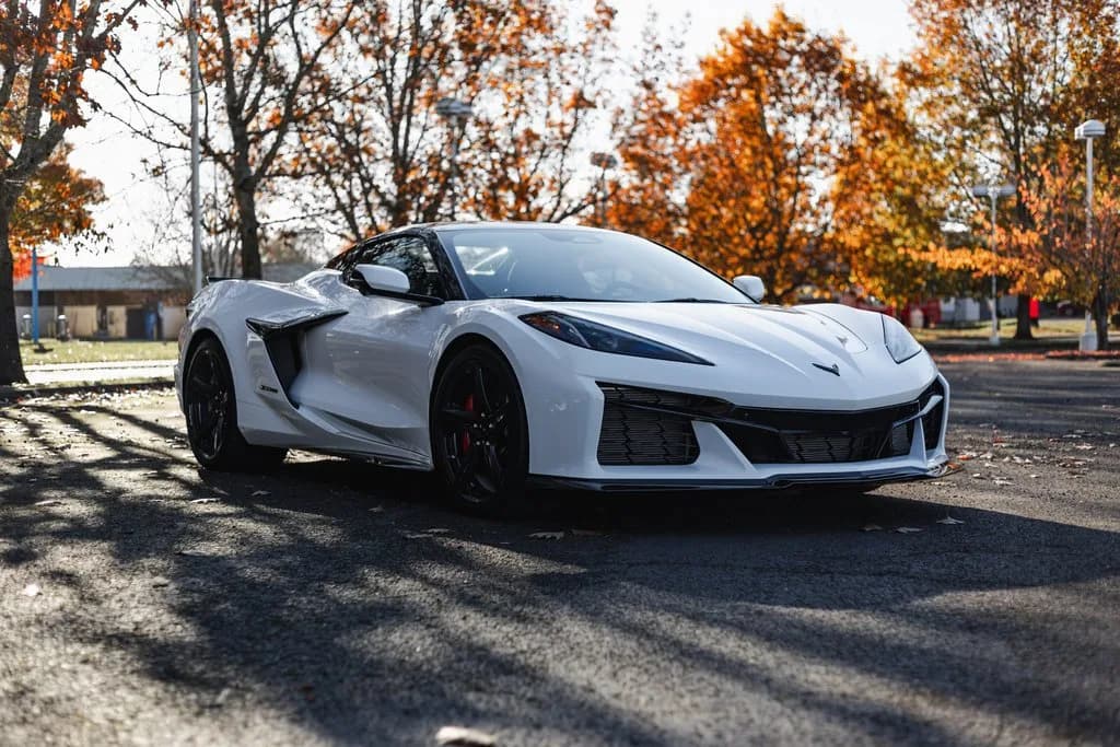 2024 Chevrolet Corvette Z06 3LZ in Arctic White for sale at Newberg Chevrolet in Newberg, Oregon