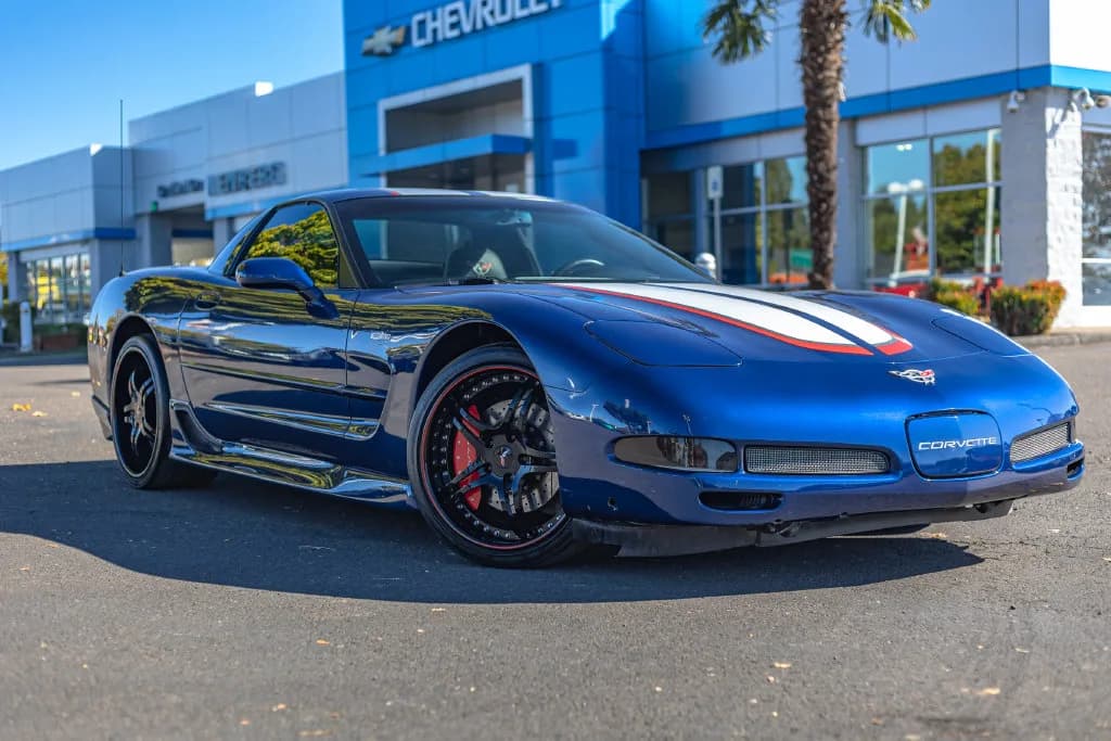 2004 Chevrolet Corvette Z06 Hardtop in Lemans Blue Metallic for sale at Newberg Chevrolet in Newberg, Oregon, photo 1 of 25