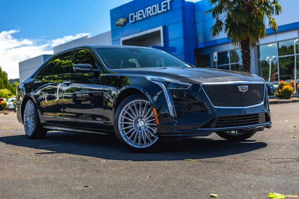 2019 Cadillac CT6 V Blackwing Twin in Manhattan Noir Metallic for sale at Newberg Chevrolet in Newberg, Oregon
