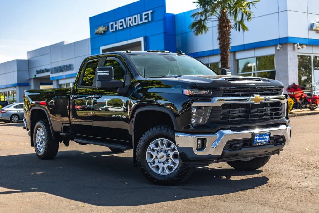 2024 Chevrolet Silverado 2500HD LT in Black for sale at Newberg Chevrolet in Newberg, Oregon