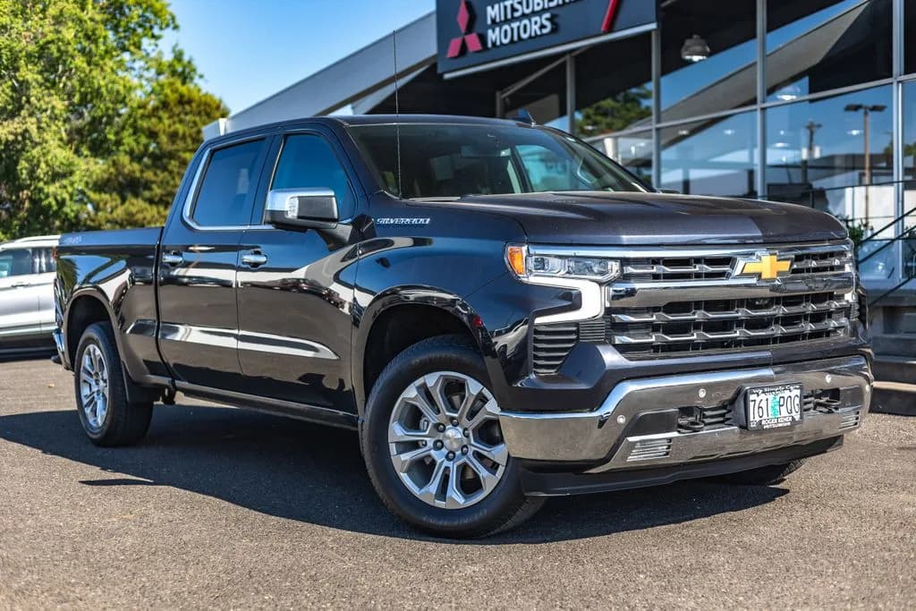 2024 Chevrolet Silverado 1500 LTZ in Ash for sale at Roger Kehdi Mitsubishi near Portland, Oregon