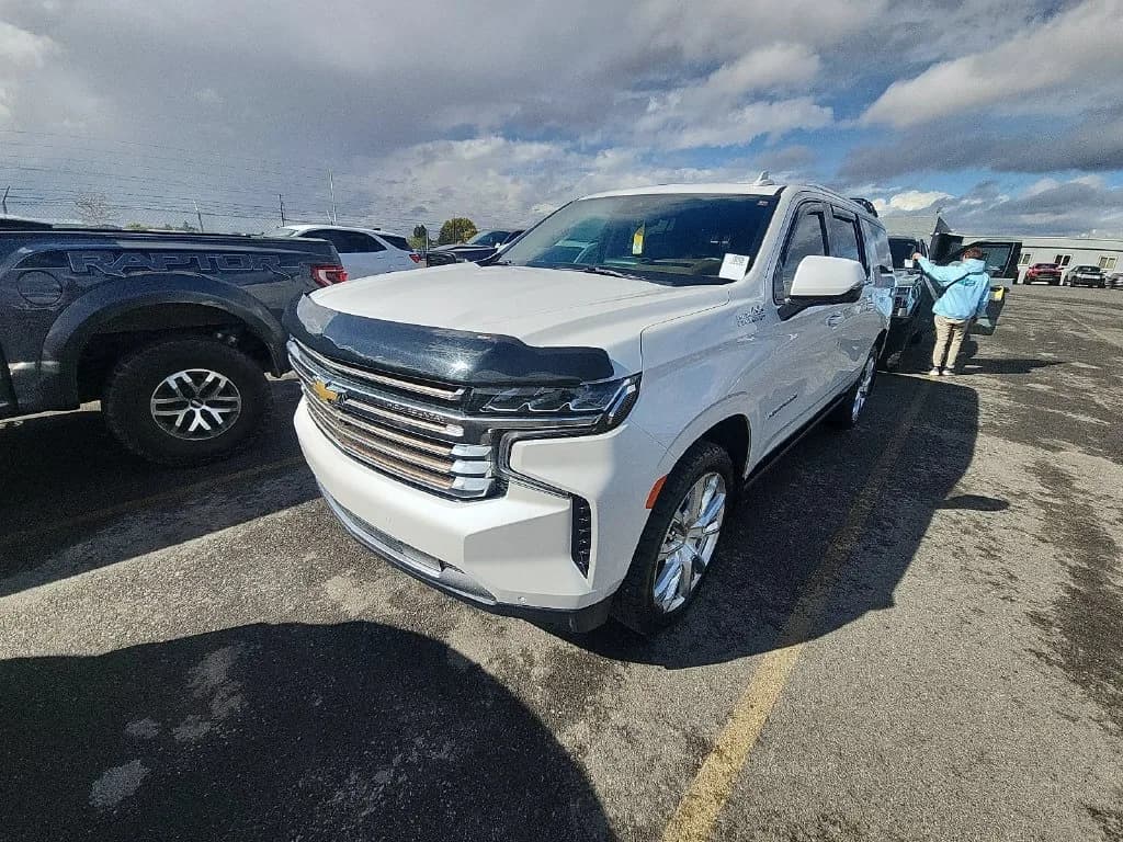 2023 Chevrolet Suburban High Country in Pearl for sale at Roger Kehdi Mitsubishi near Portland, Oregon, photo 1 of 8