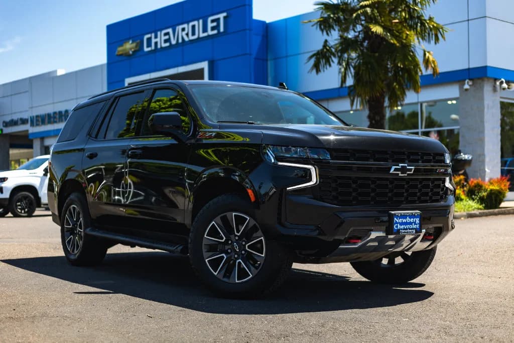 2023 Chevrolet Tahoe Z71 in Black for sale at Newberg Chevrolet in Newberg, Oregon