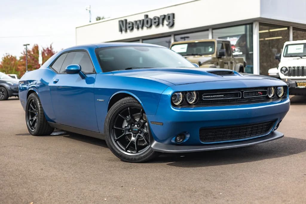 2022 Dodge Challenger R/T in Frostbite for sale at Newberg CDJR in Newberg, Oregon, photo 1 of 31
