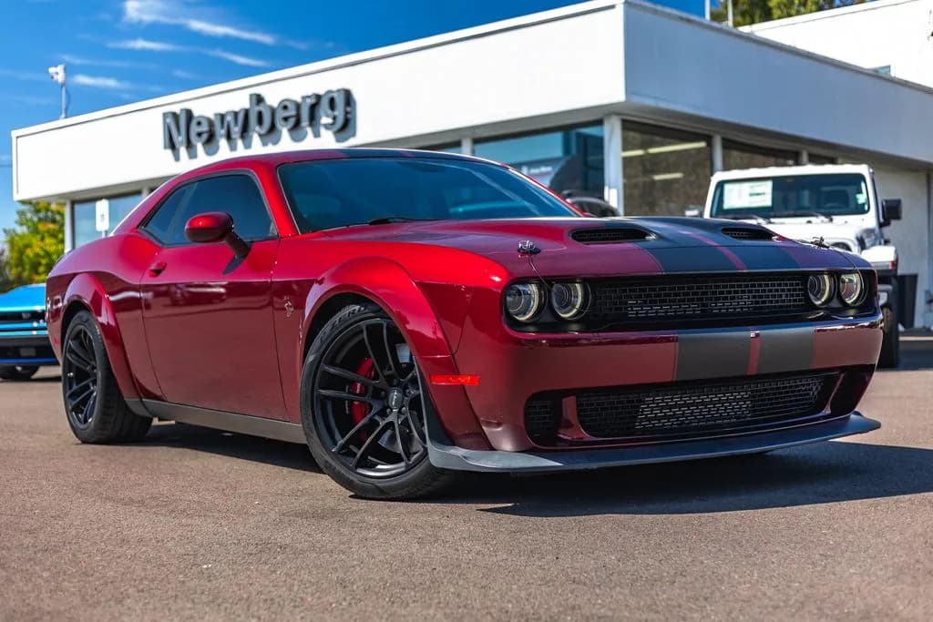 2020 Dodge Challenger SRT Hellcat Redeye Widebody in Red for sale at Newberg CDJR in Newberg, Oregon