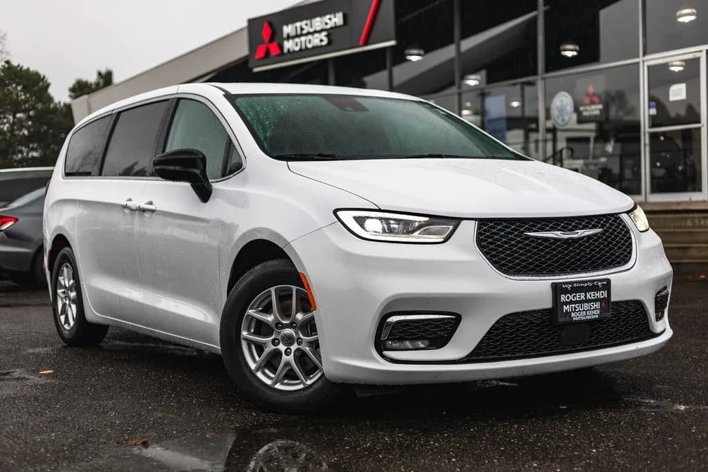 2024 Chrysler Pacifica Touring L in Bright White Clearcoat for sale at Roger Kehdi Mitsubishi near Portland, Oregon