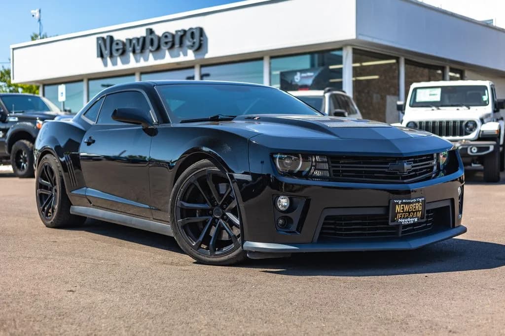 2013 Chevrolet Camaro ZL1 in Black for sale at Newberg CDJR in Newberg, Oregon