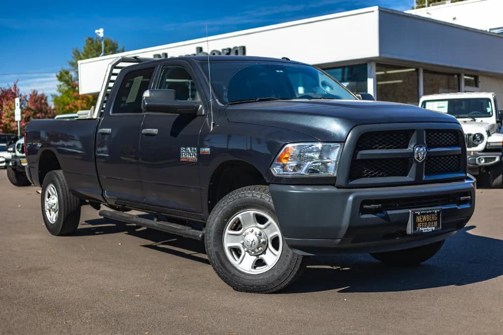 2018 Ram 3500 Tradesman in Steel Metallic for sale at Newberg CDJR in Newberg, Oregon, photo 1 of 34