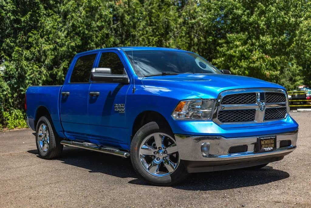 2023 Ram 1500 Classic Tradesman in Blue Pearl for sale at Newberg CDJR in Newberg, Oregon