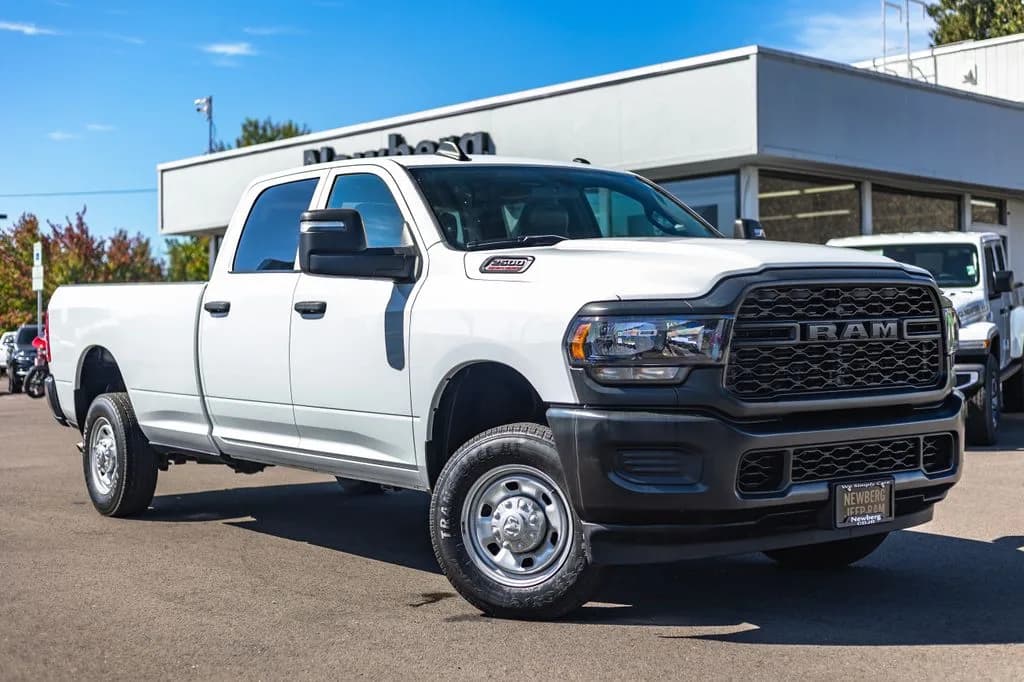 2023 Ram 2500 Tradesman in Bright White Clearcoat for sale at Newberg CDJR in Newberg, Oregon