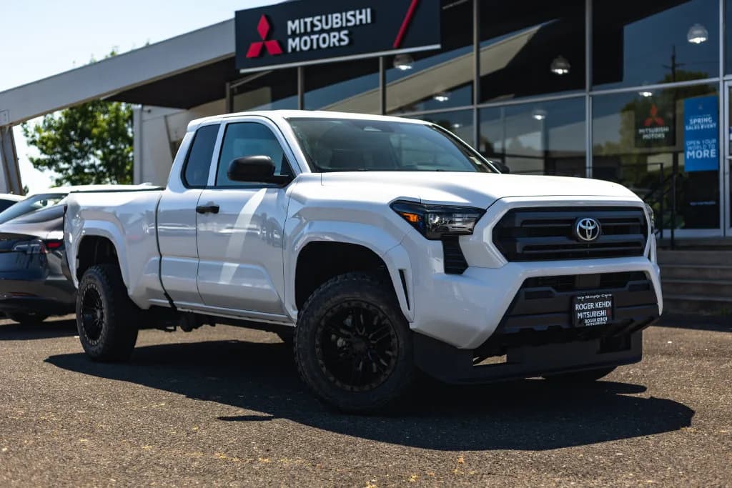 2024 Toyota Tacoma SR in Ice for sale at Roger Kehdi Mitsubishi near Portland, Oregon