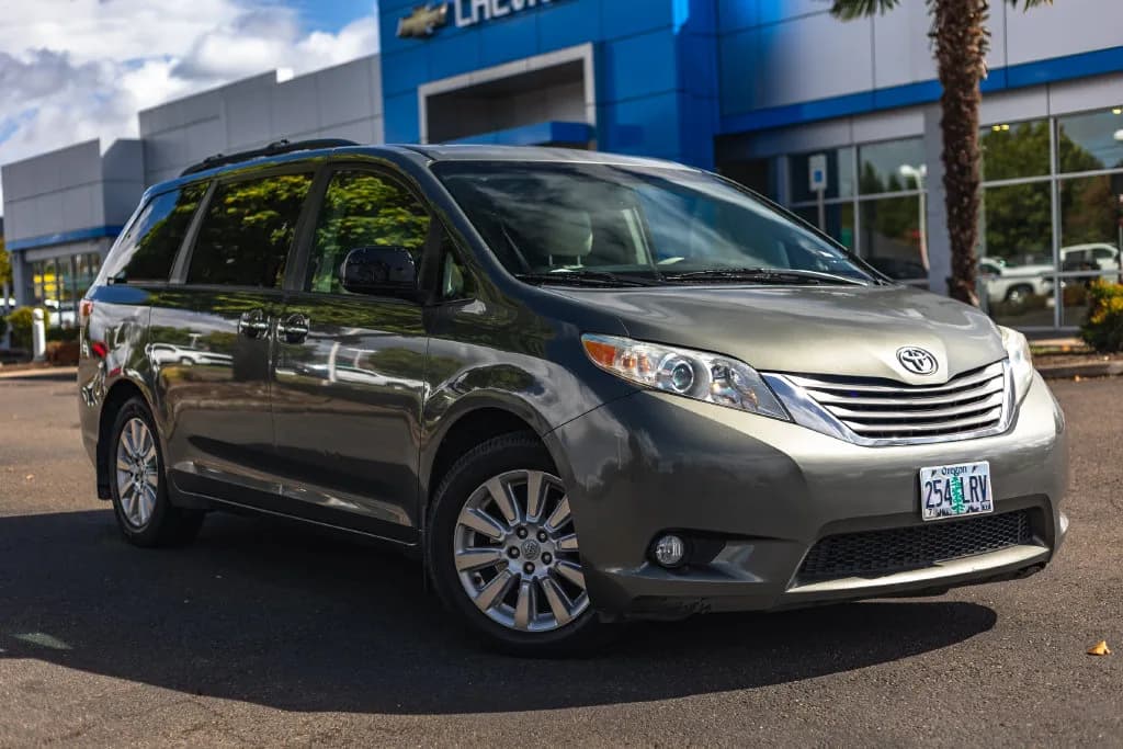 2011 Toyota Sienna XLE in Cypress Pearl for sale at Newberg Chevrolet in Newberg, Oregon