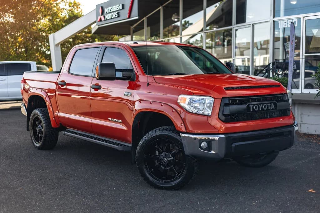 2016 Toyota Tundra SR5 CrewMax in Inferno for sale at Roger Kehdi Mitsubishi near Portland, Oregon, photo 1 of 33