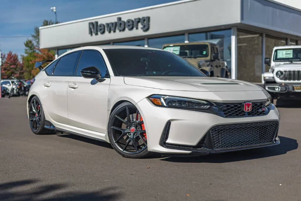 2025 Honda Civic Type R in Boost Blue Pearl for sale at Newberg CDJR in Newberg, Oregon