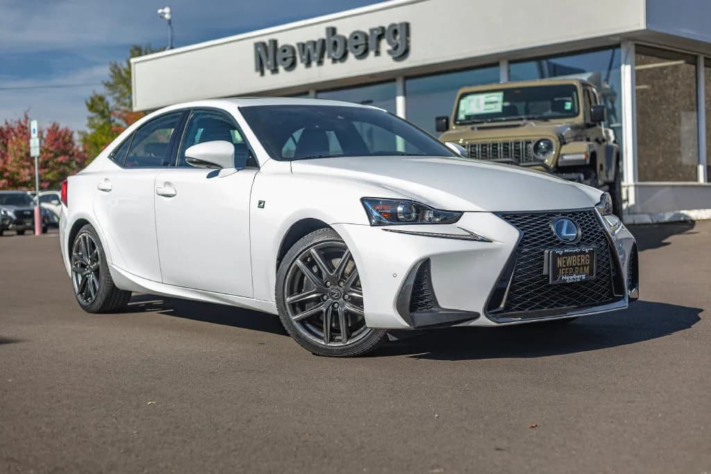 2018 Lexus IS 350 in White for sale at Newberg CDJR in Newberg, Oregon