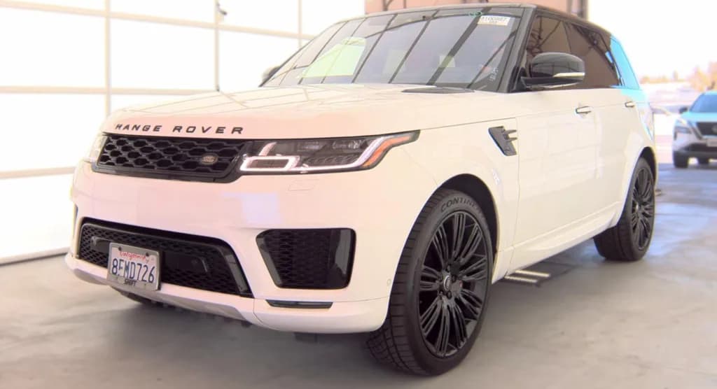 2019 Land Rover Range Rover Sport HSE Dynamic in White for sale at Roger Kehdi Mitsubishi near Portland, Oregon