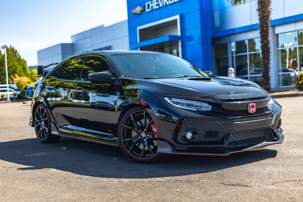 2019 Honda Civic Type R Touring in Crystal Black Pearl for sale at Newberg Chevrolet in Newberg, Oregon