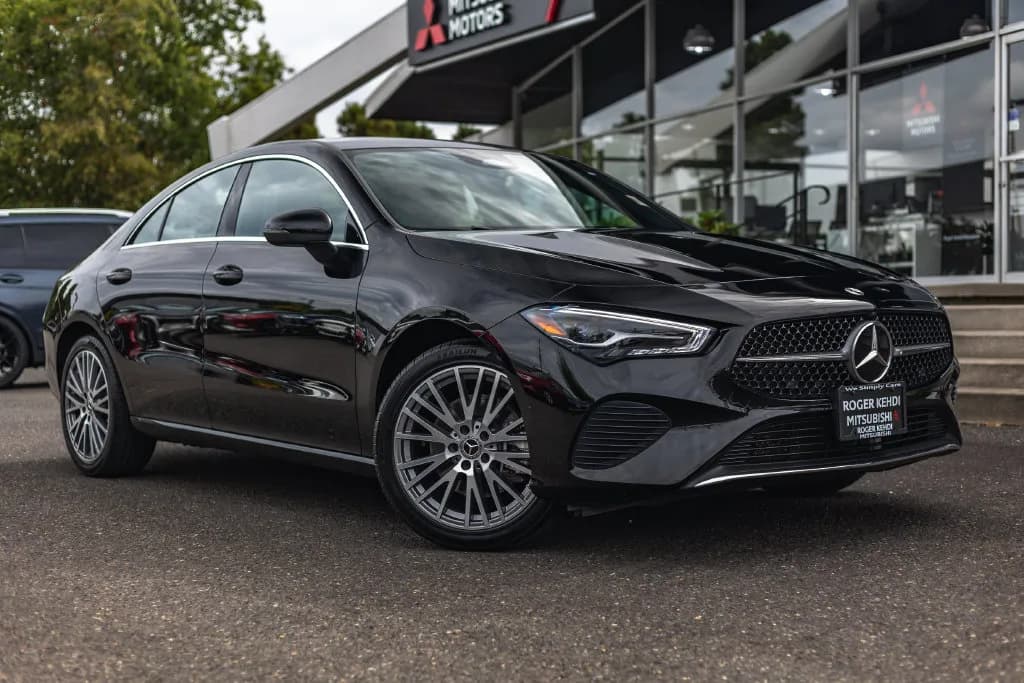 2025 Mercedes-Benz CLA 250 4MATIC® in Night Black for sale at Roger Kehdi Mitsubishi near Portland, Oregon