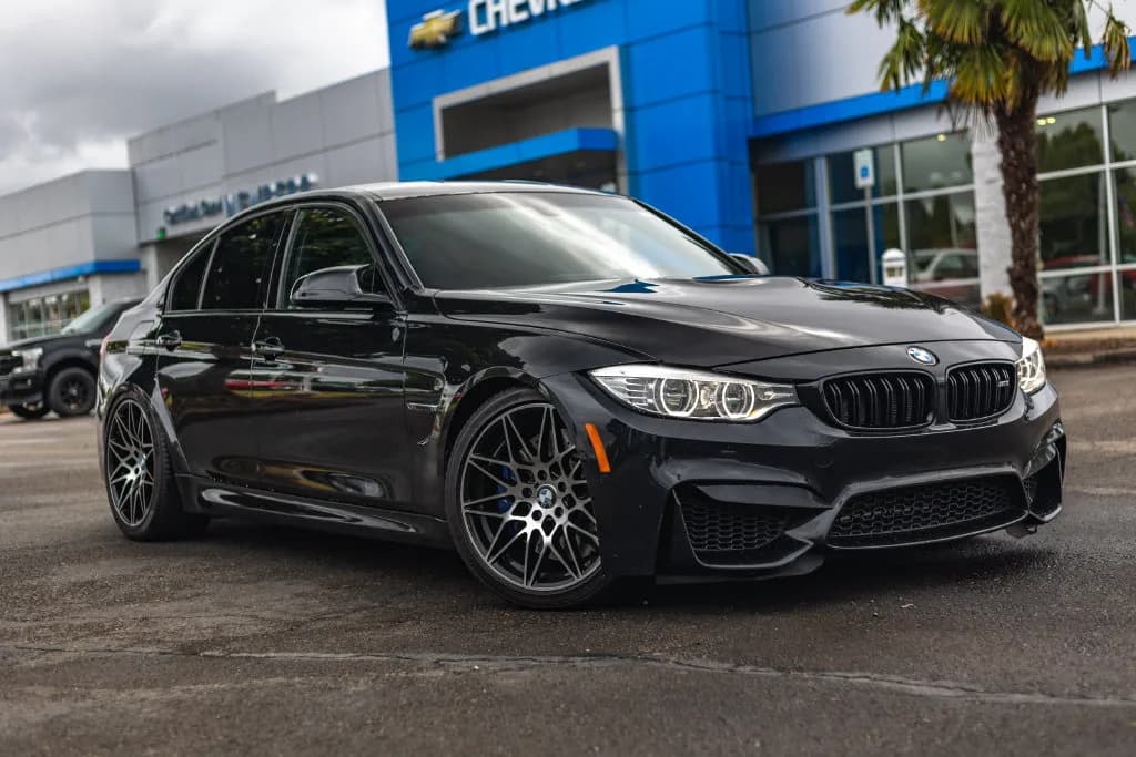 2016 BMW M3 Base in Black Sapphire Metallic for sale at Newberg Chevrolet in Newberg, Oregon