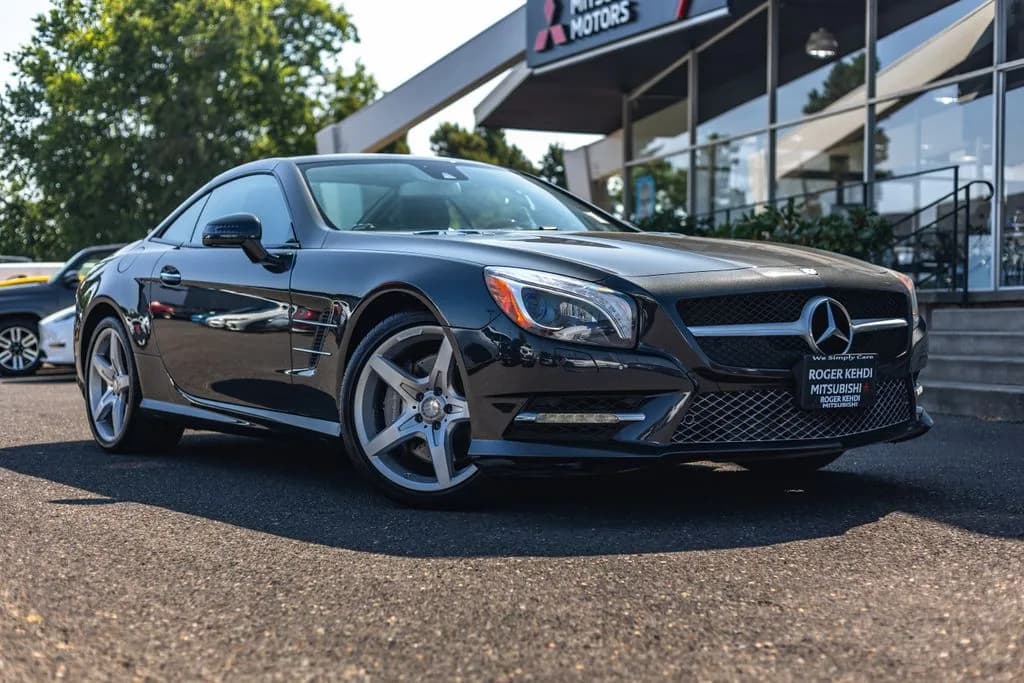 2014 Mercedes-Benz SL 550 in Black for sale at Roger Kehdi Mitsubishi near Portland, Oregon