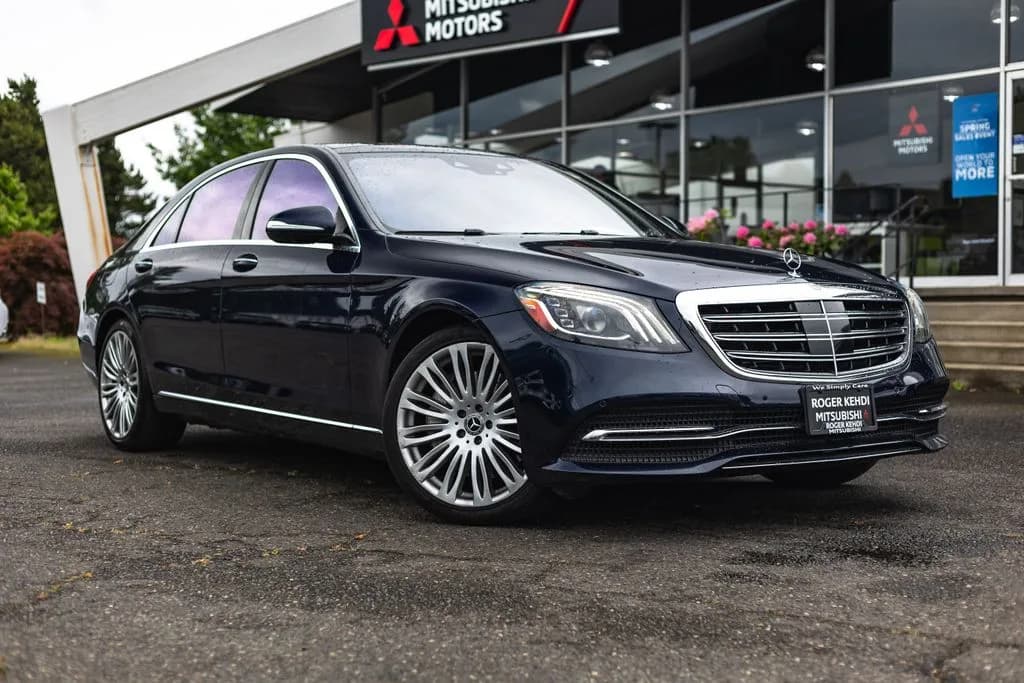 2020 Mercedes-Benz S 560 in Black for sale at Roger Kehdi Mitsubishi near Portland, Oregon